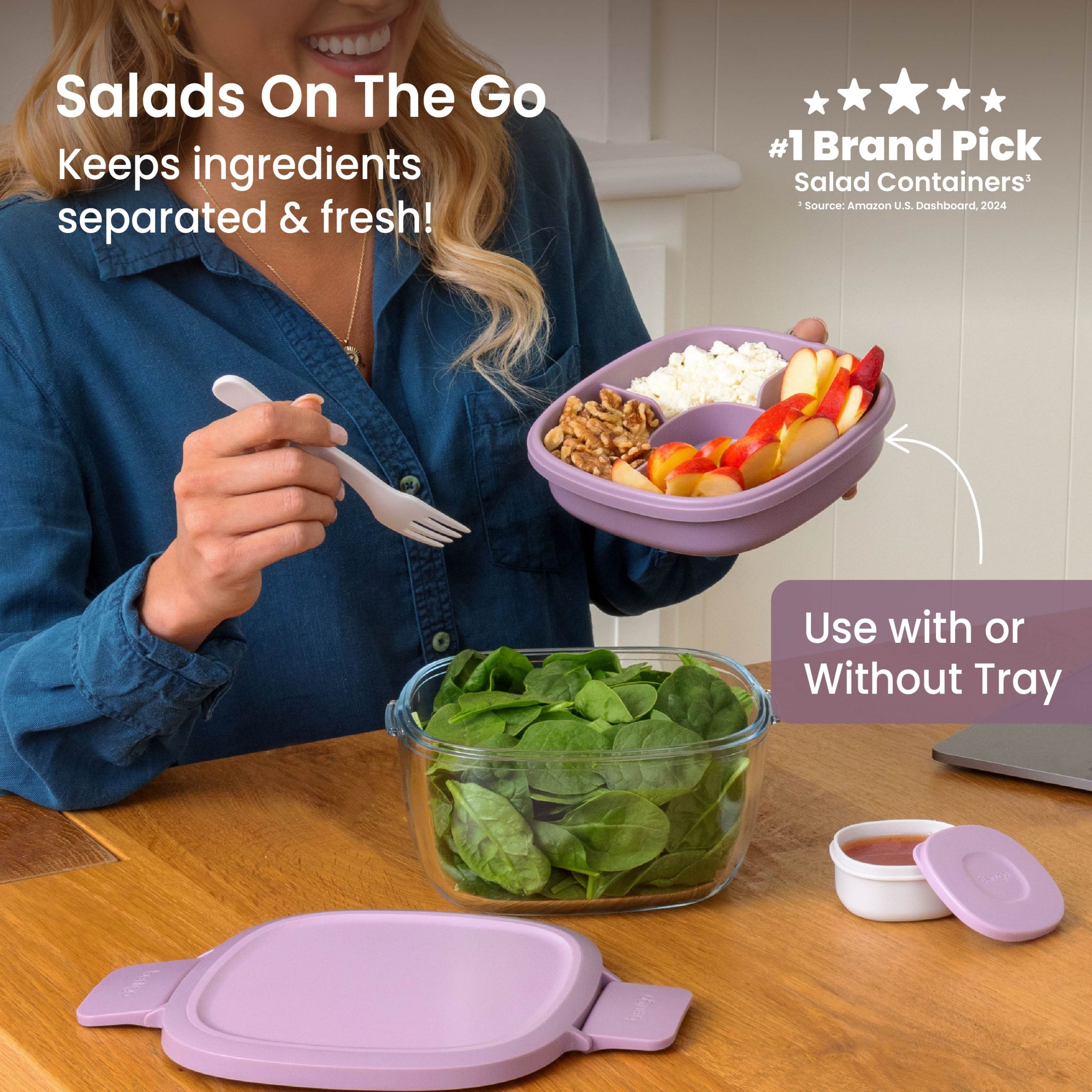Bentgo Glass Salad Container - Image 16
