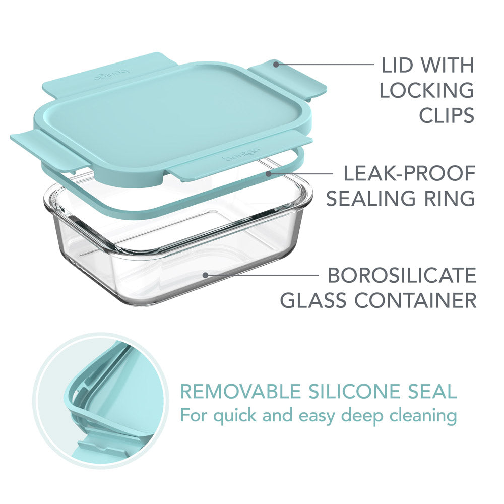 Bentgo Glass Leak-Proof Food Storage Set (8-Piece) - Image 7