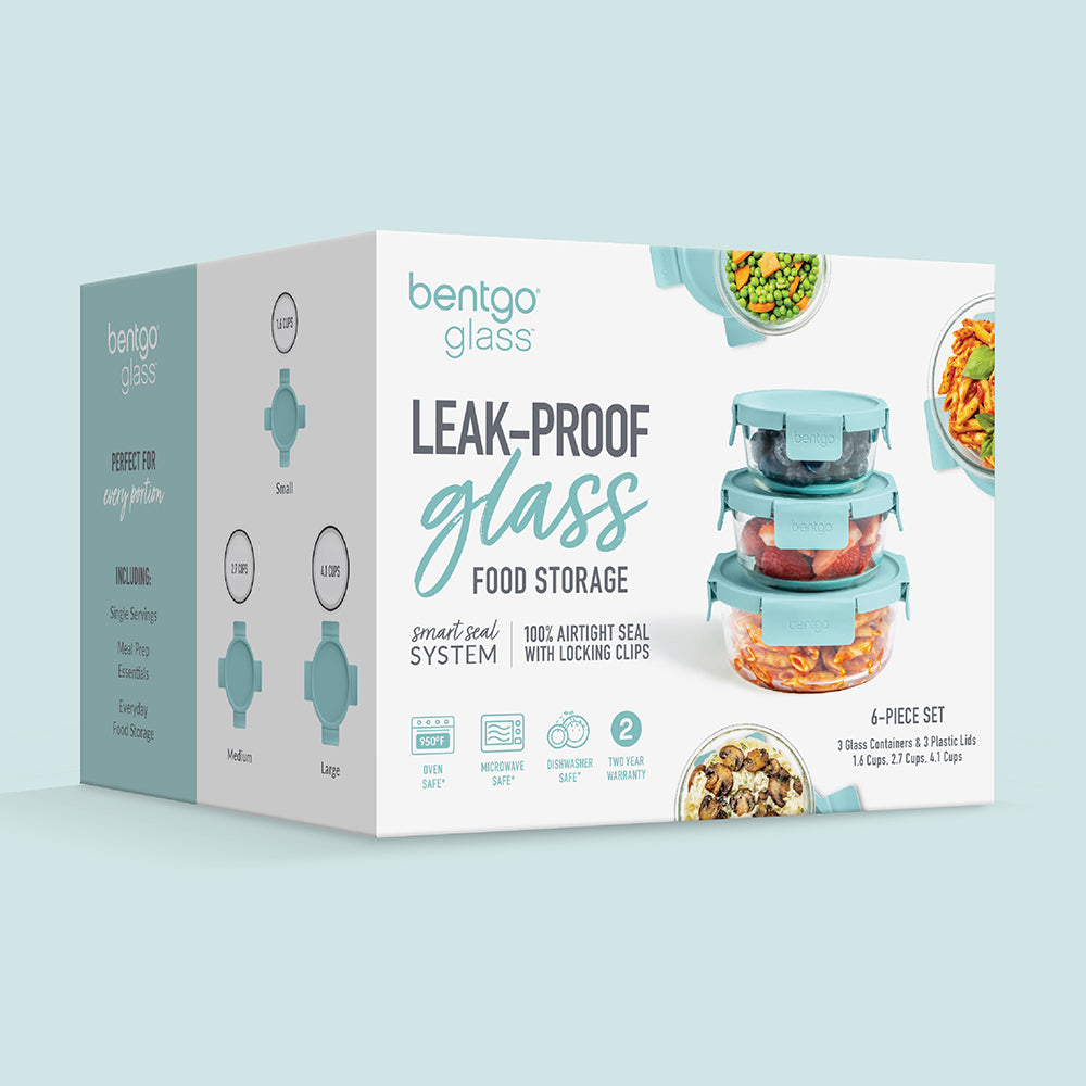 Bentgo Glass Leak-Proof Food Storage Set (6-Piece) - Image 7