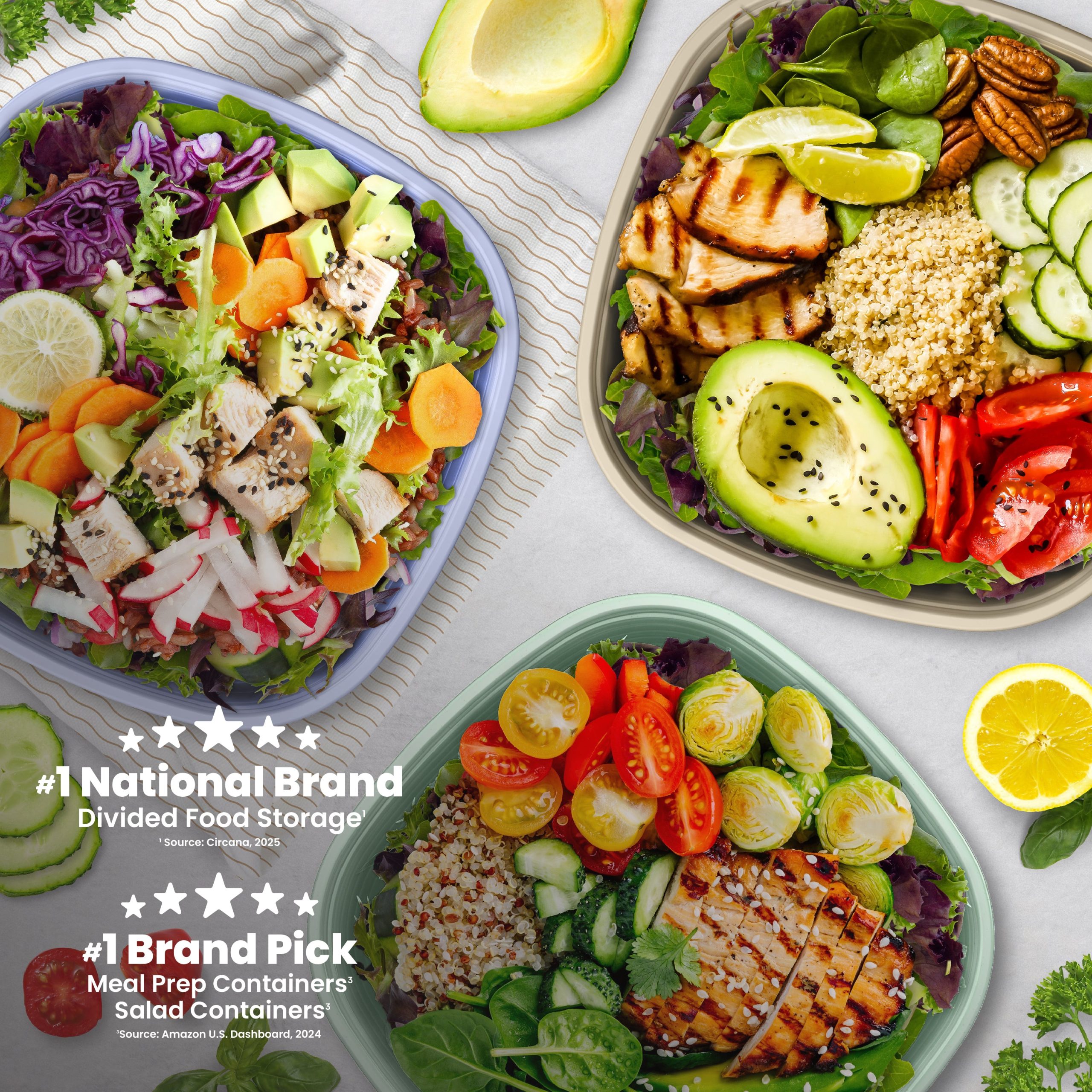 Bentgo Prep 1-Compartment Bowls (20-Piece) - Image 2