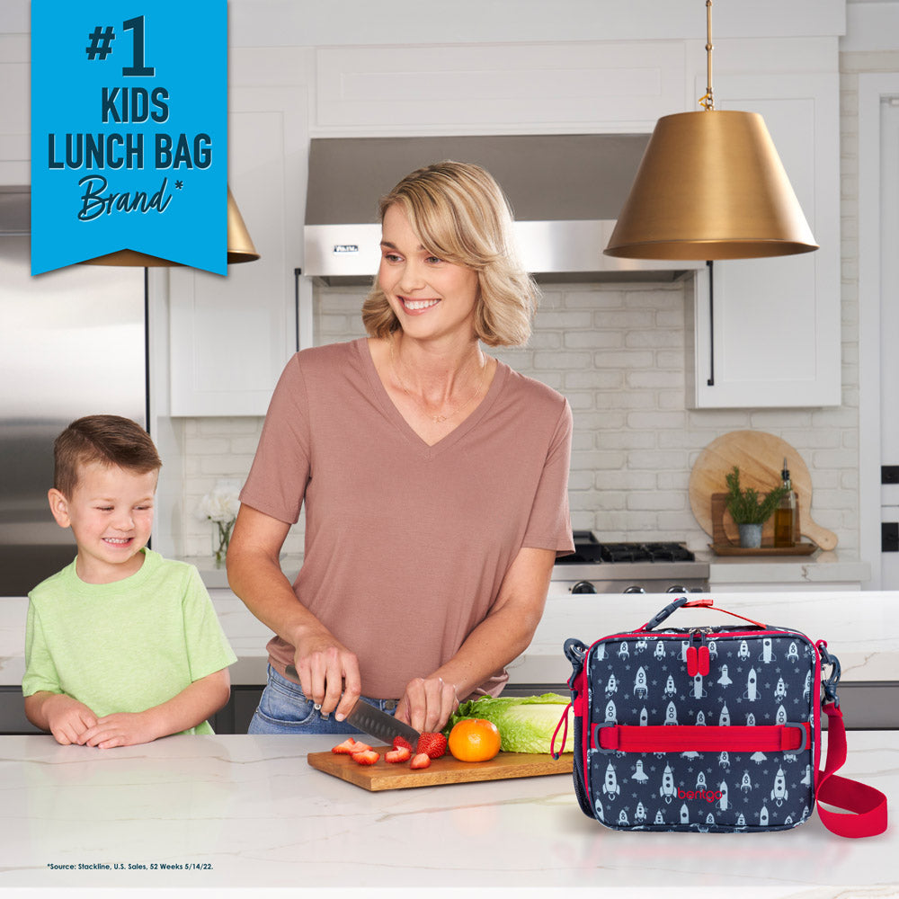 Bentgo Kids Prints Lunch Box. Lunch Bag. & Ice Packs - Image 12