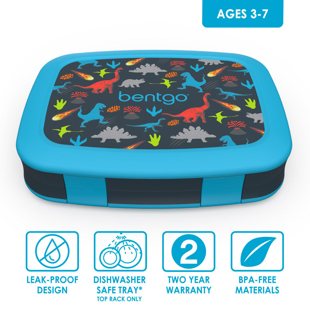 Bentgo Kids Prints Lunch Box. Lunch Bag. & Ice Packs - Image 18